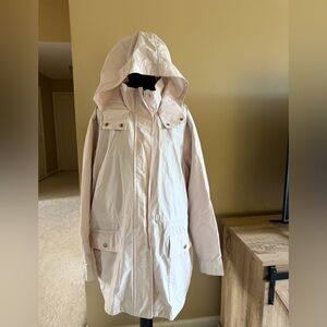 Lands' End Women's Hooded Packable Rain Jacket